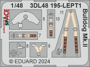 Eduard 3DL48195 Bulldog Mk. II SPACE AIRFIX 1/48 – zdjęcie 2