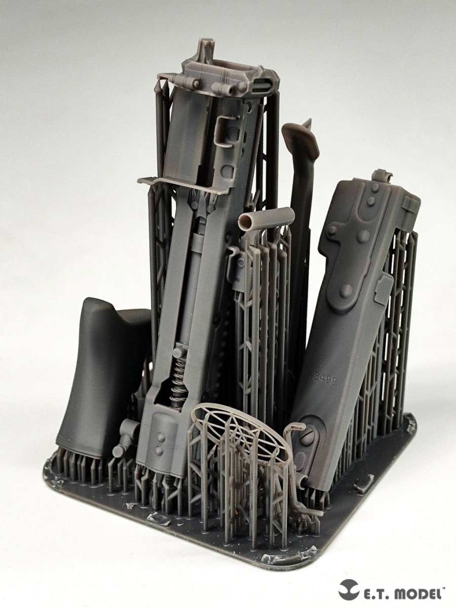 E.T. Model P06-001 WWII German Mg42 Machine Gun &amp;amp; Ammo Box (3D Printed) 1/6 – immagine 9