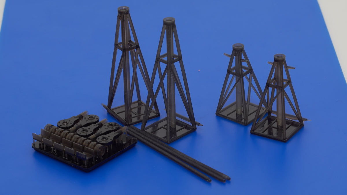 Omask 103204 Jack stand set Luftwaffe (3D print) 1/32 – imagen 3