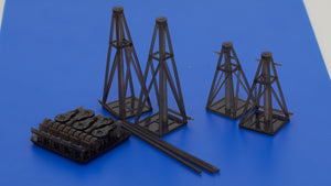 Omask 103204 Jack stand set Luftwaffe (3D print) 1/32 – imagen 3