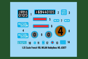Hobby Boss 83877 French VBL MILAN 1/35 – Bild 3