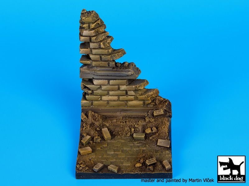 Black Dog D35056 Mur en ruine n°3 socle 1/35 – image 4