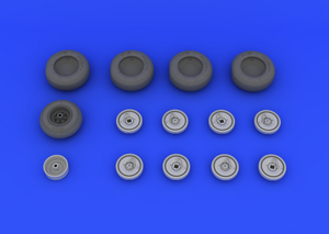 Eduard 632016 He 219 wheels 1/32 (Revell) – Bild 3