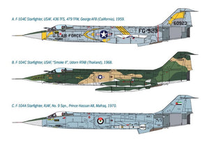 Italeri 1359 F-104 A/C STARFIGHTER 1/72 – immagine 2