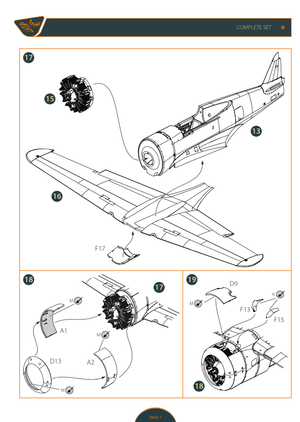 Hélice transparente ! Kit avancé CP4804 H-75N Hawk 1/48 – image 31
