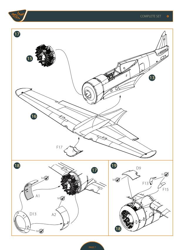 Hélice transparente ! Kit avancé CP4804 H-75N Hawk 1/48 – image 31