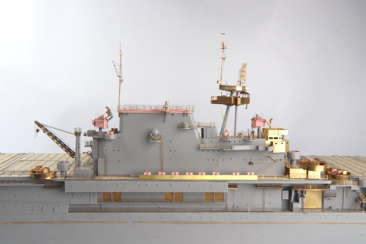 MK1 Design MD-20022 USS CV-6 Enterprise DX with Full Wooden Deck for Trumpeter 1/200 – immagine 15