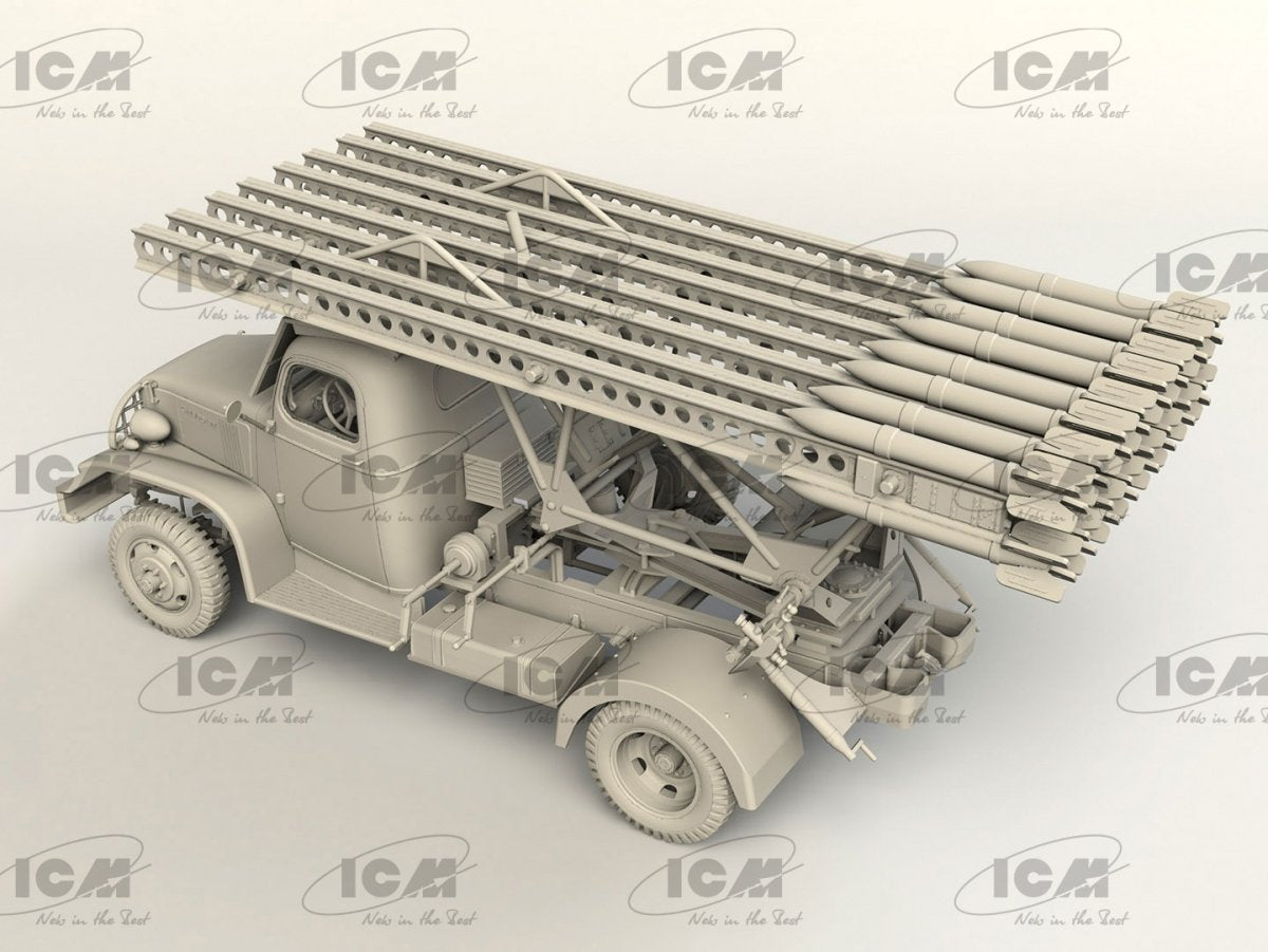 ICM 35596 BM-13-16 on G7107 chassis with Soviet crew 1/35 – immagine 5