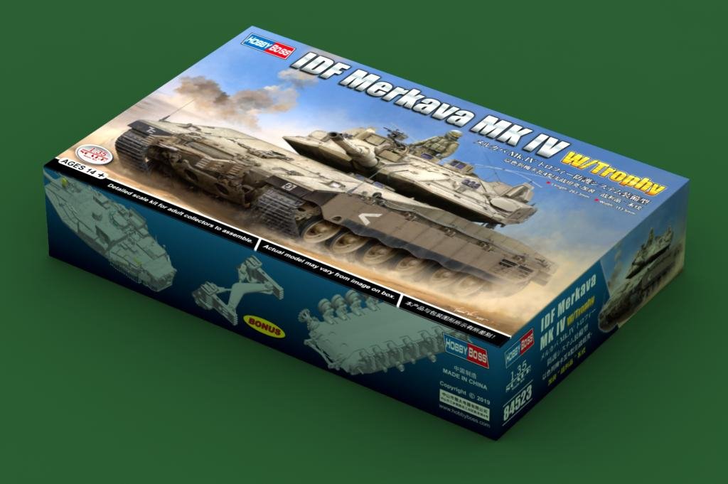 Hobby Boss 84523 IDF Merkava Mk IV w/Trophy 1/35 – zdjęcie 2