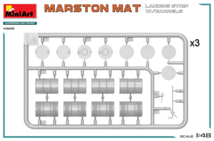 MiniArt 49019 PISTE D&amp;#39;ATTERRISSAGE MARSTON MAT avec BARILS 1/48 – image 3