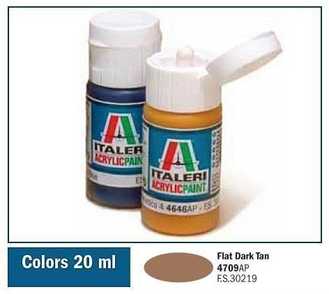 Italeri 4709AP FLAT DARK TAN 20ml