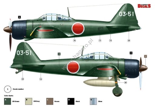 Kagero KD48005 Mitsubishi A6M2 Model 21 1/48 – image 4
