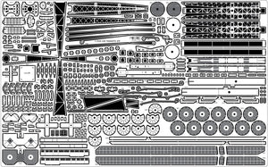Pontos 37003F1 IJN Yamato Detail Up Set Advanced 1/350 – image 13
