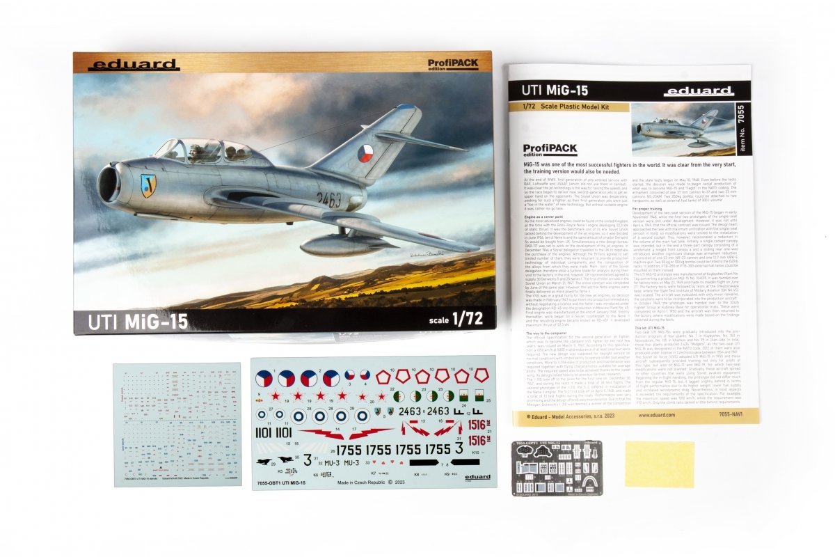 Eduard 7055 UTI MiG-15 1/72 – imagen 3