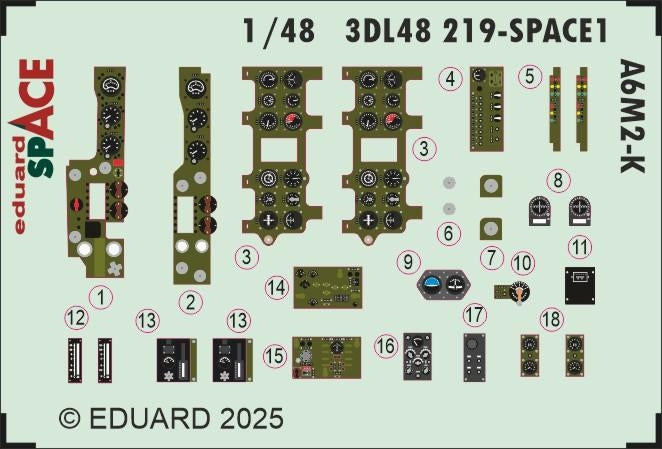 Eduard 3DL48219 A6M2-K SPACE EDUARD 1/48 – Bild 3