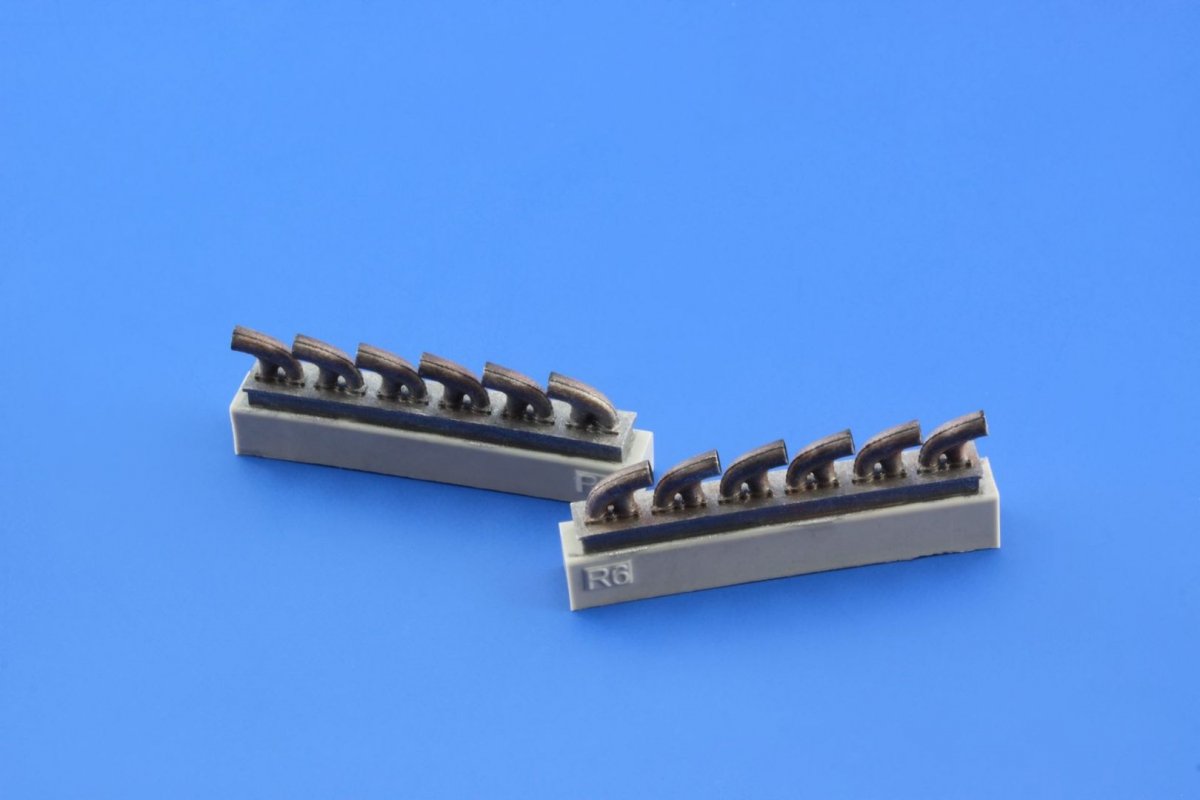 Eduard 632081 P-39Q/ N exhaust stacks KITTY HAWK 1/32 – zdjęcie 7