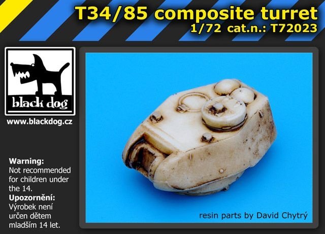 Tube composite Black Dog T72023 T34/85 pour Dragon, Trumpeter 1/72 – image 2