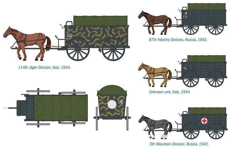 Italeri 6517 Hf.2 Schwerer Heeresfeldwagen 1/35 – Bild 4