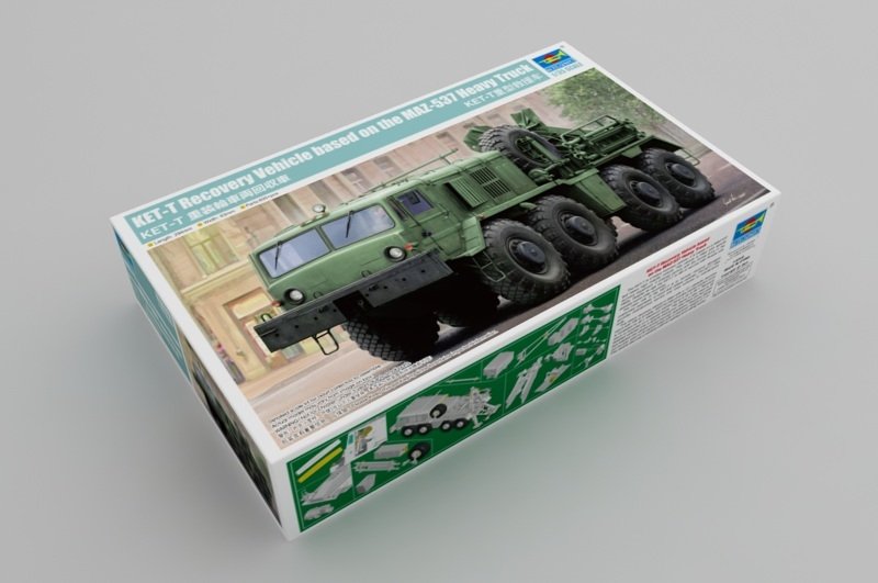 Trumpeter 01079 KET-T Recovery Vehicle Based on MAZ-537 Heavy Truck 1/35 – immagine 2