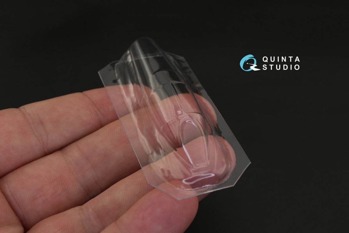Quinta Studio QC48014 MiG-25 correction vacuformed clear canopy (for ICM kit) 1/48 – imagen 4