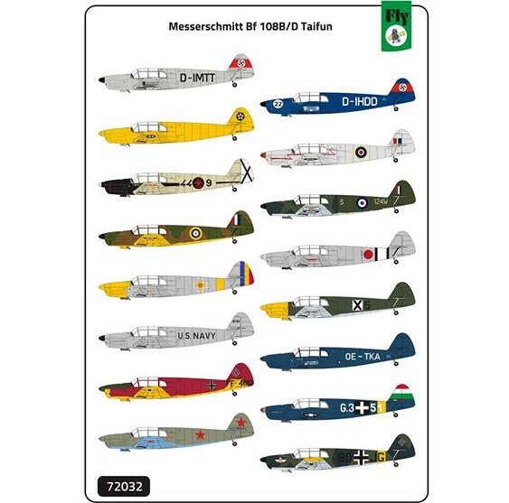 Fly 72032 Messerschmitt Bf 108B/D Taifun 1/72 – image 4