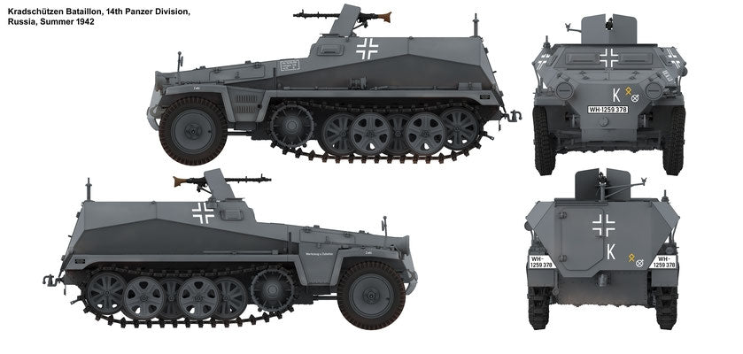 Das Werk DW16018 Sd.Kfz. 250/1 Ausf. A 1/16 – image 3