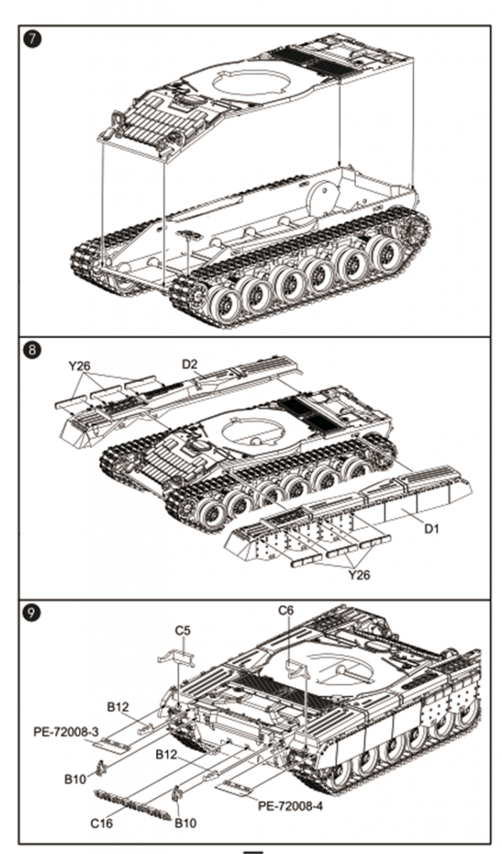 Modelcollect UA72193 Soviet T-80 Main Battle Tank 1970S-1990S N in1 1/72 – immagine 20