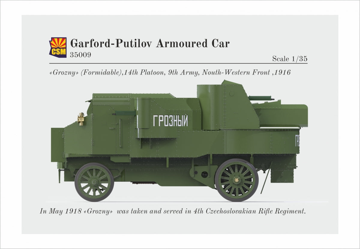 Copper State Models 35009 Garford-Putilov Armoured Car 1/35 – Bild 12