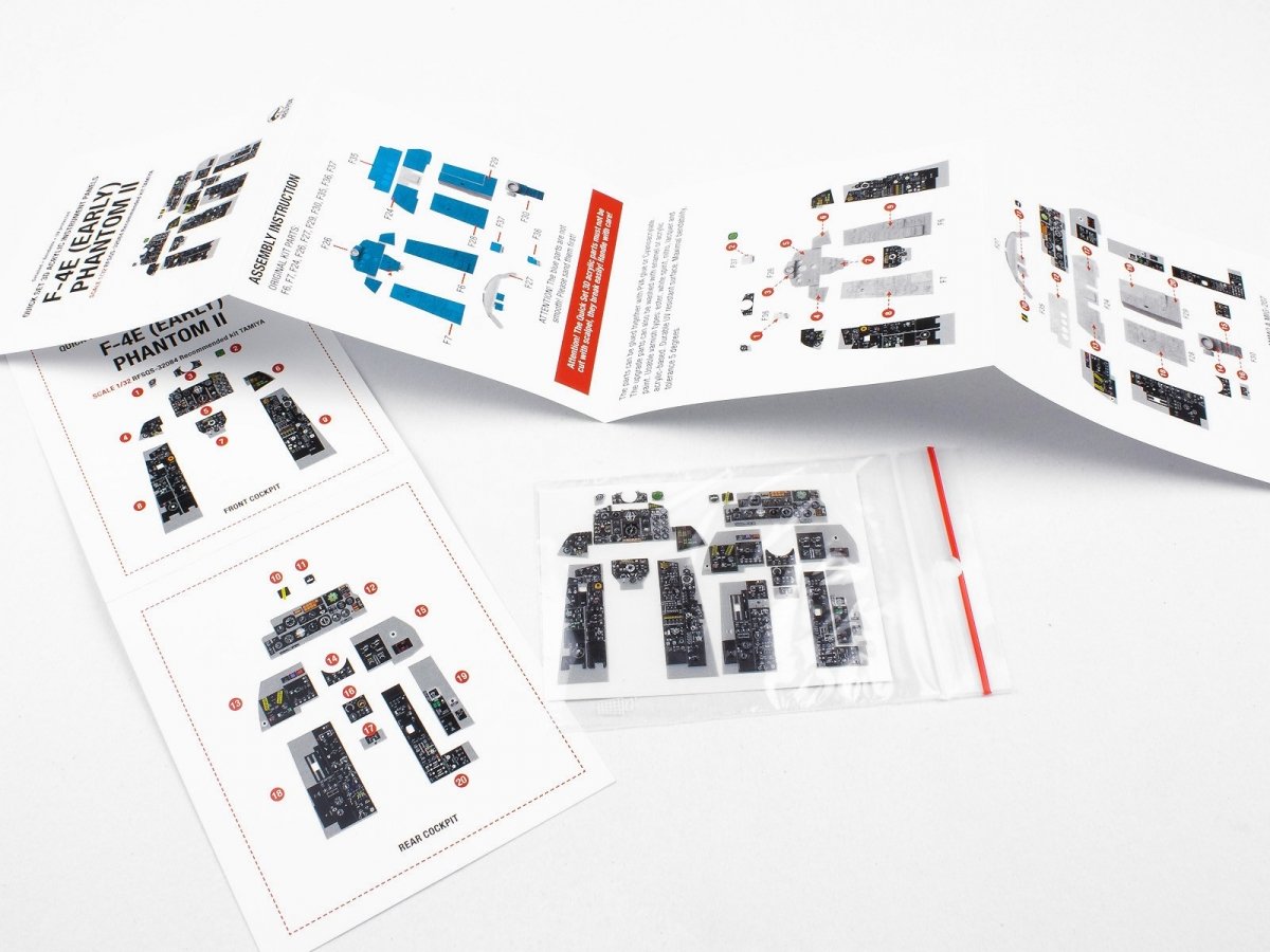 Red Fox Studio QS-32084 F-4E (EARLY) PHANTOM II Tamiya 1/32 – immagine 3
