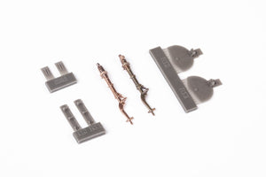 Eduard 648695 A6M undercarriage legs BRONZE EDUARD 1/48 – immagine 6