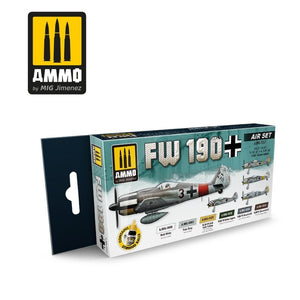 Munitions pour Mig Jimenez 7257 FW 190 Air Set 6x17ml