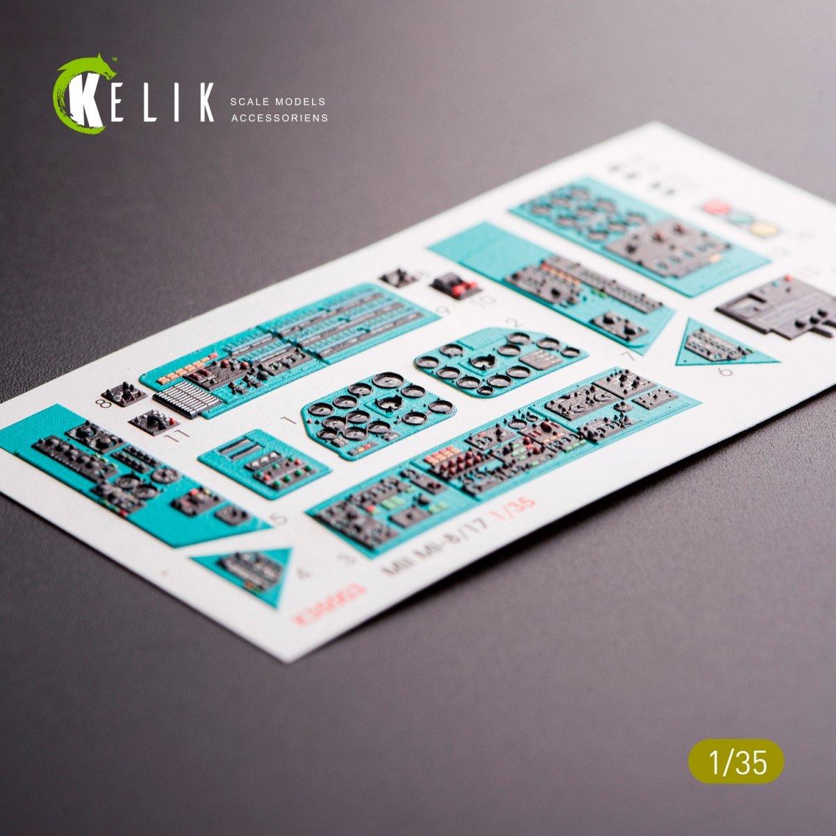 KELIK K35003 MI-8MT/MI-17 INTERIOR 3D DECALS FOR TRUMPETER KIT 1/35 – immagine 2