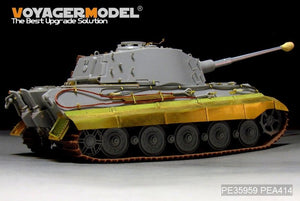 Maquette Voyager PE35959 Char King Tiger allemand de la Seconde Guerre mondiale (tourelle Hensehel) pour HOBBYBOSS 84531 1/35 – image 6