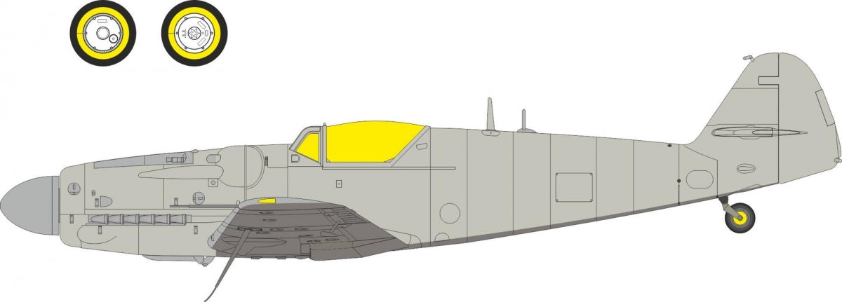 Eduard EX1158 S-199 bubble canopy TFace for EDUARD 1/48