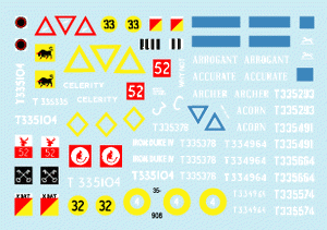 Star Decals 35-908 British Comets in Europe 1/35 – immagine 3