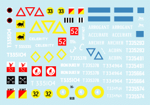 Star Decals 35-908 British Comets in Europe 1/35 – immagine 3