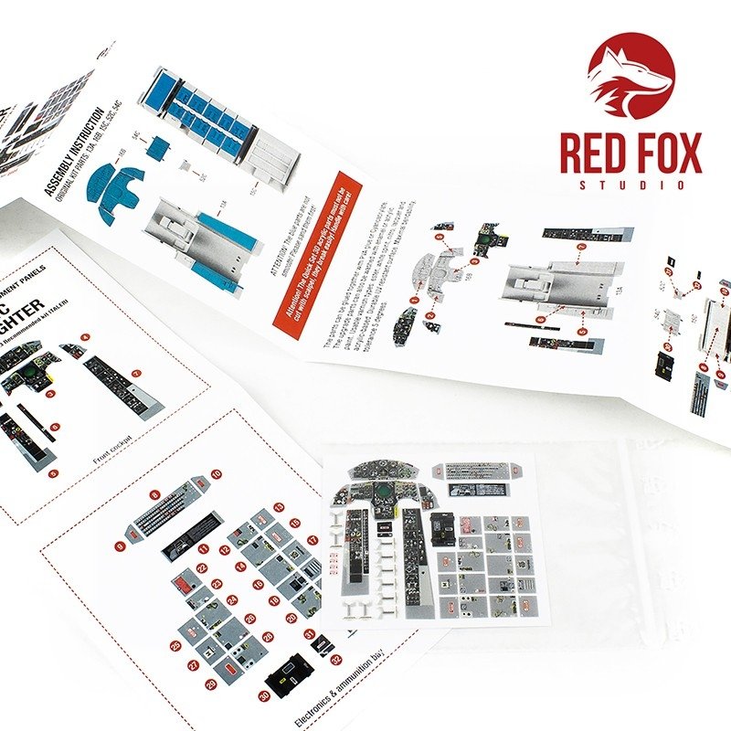 Red Fox Studio QS-32123 F-104C Starfighter (for Italeri kit) 1/32 – zdjęcie 3
