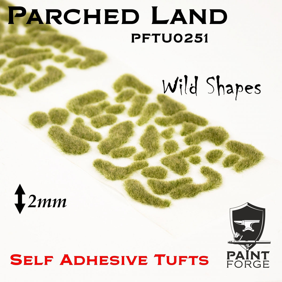 Touffes Paint Forge PFTU0251 : Terre aride et sauvage 2 mm