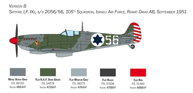 Italeri 2804 Spitfire Mk. IX 1/48 – Bild 4