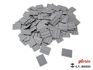 E.T. Model P35-204 WWII Roof Tiles Ludlow Type 1/35 ( dachówki ) – Bild 2