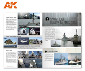 AK Interactive AK098 MODELLING FULL AHEAD 1 / KNOX &amp;amp; BALEARES CLASS EN – zdjęcie 7