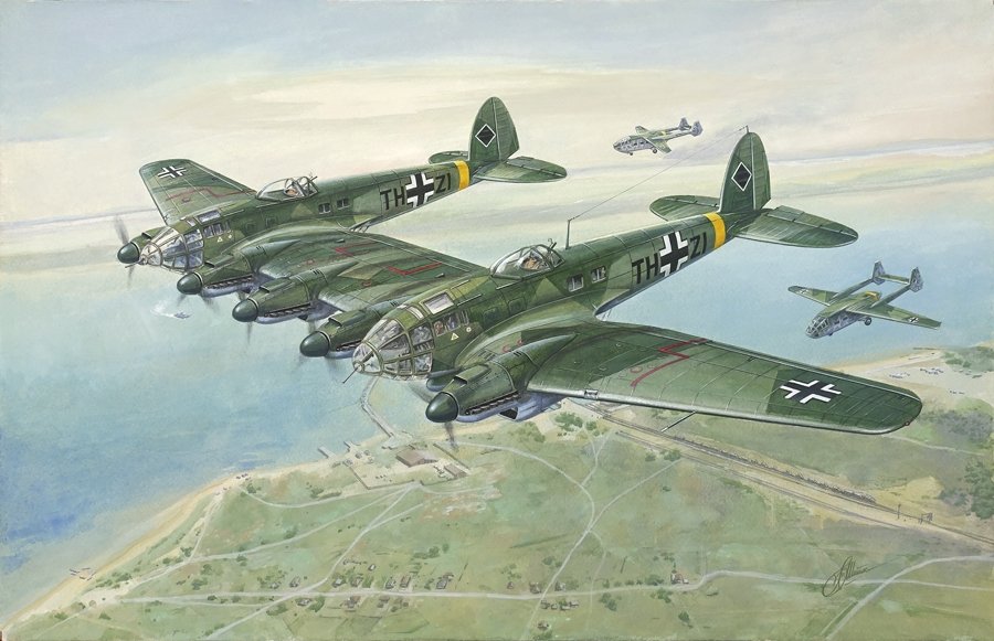 Roden 346 Heinkel He 111Z-1 Zwilling 1/144
