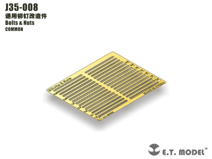 E.T. Model J35-008 Bolts &amp;amp; Nuts 1/35