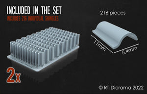 RT-Diorama 35646 Shingles [Type 1] 216 pieces 1/35 – immagine 2