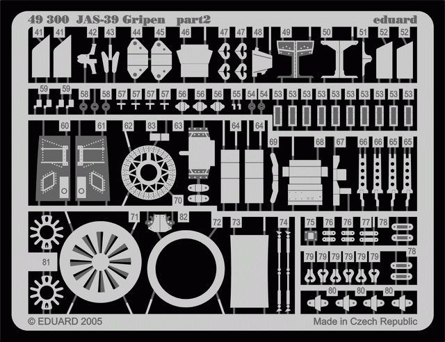 Eduard 49300 JAS-39 Gripen 1/48 Italeri – immagine 3