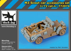 Black Dog T72074 M 3 Scout car accessories set for Italeri 1/72 – zdjęcie 2