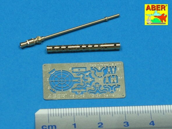 Aber 16L-02 Lufa do niemieckego karabinu maszynowego MG34 / Turned barrel for German machine gun MG34 1/16 – immagine 2