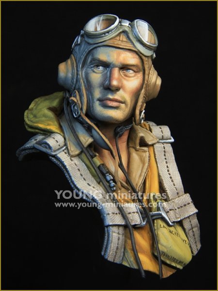 Young Miniatures YM1890 The Battle of Midway US Navy Pilot 1942 1/10 – immagine 2