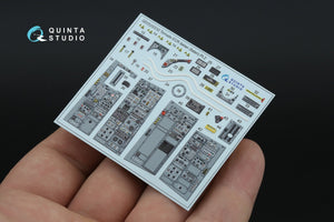 Intérieur imprimé en 3D et coloré sur papier décalcomanie (Italeri) de Quinta Studio QD+32232 Tornado ECR (avec pièces en résine imprimées en 3D) à l&amp;#39;échelle 1/32 – image 7
