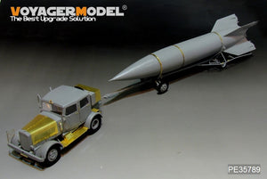 Voyager Model PE35789 WWII Hanomag SS100 Military Car w/V2 Rocket Transporter For TAKOM 2110 1/35 – immagine 3